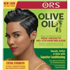 Outlet ⭐ ORS Olive Oil New Growth No Lye Extra Strength Hair Relaxer System 😉