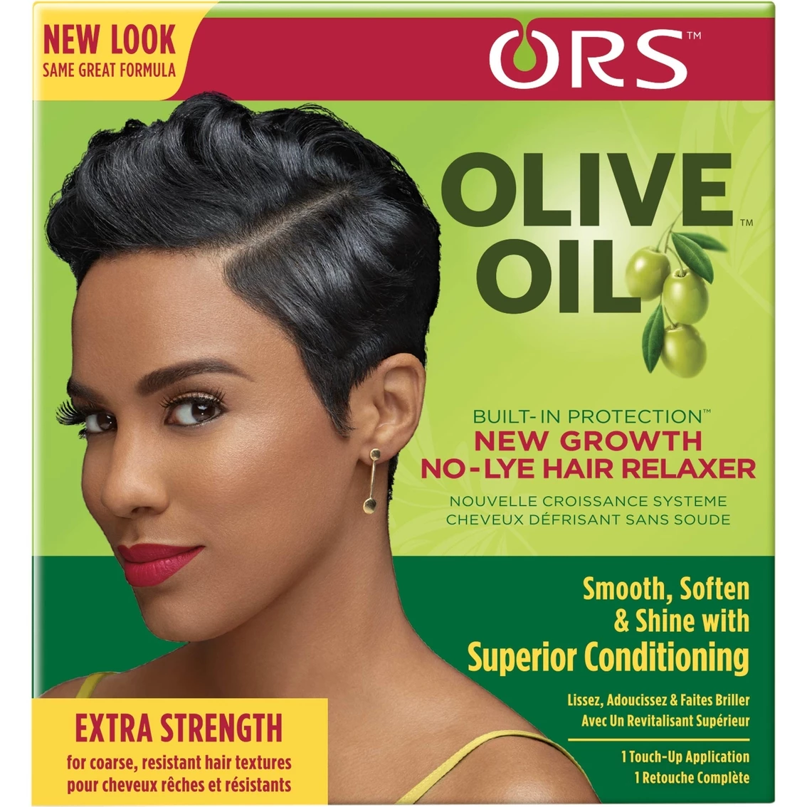 Outlet ⭐ ORS Olive Oil New Growth No Lye Extra Strength Hair Relaxer System 😉