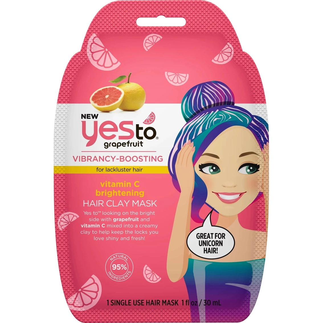 Coupon ๐ Yes To Grapefruit Brightening Clay Hair Mask โญ