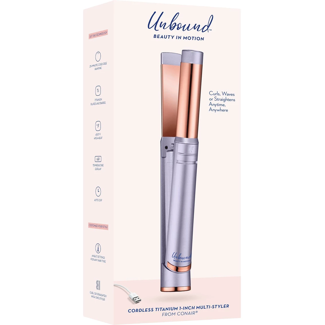 Discount 🔔 Conair Unbound Beauty In Motion Cordless 2-in-1 Styler 🔥 - Image 10