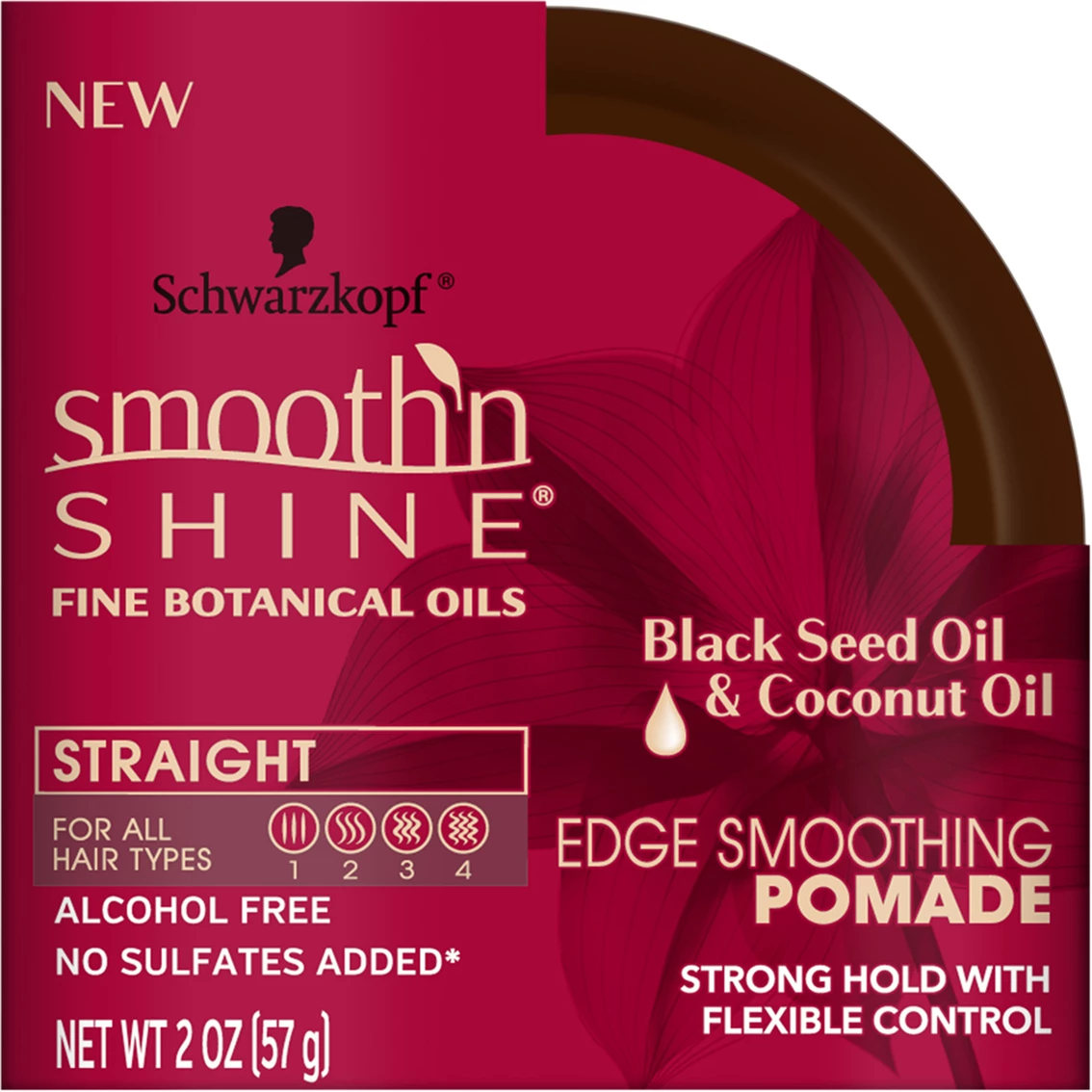 Discount 🌟 Smooth 'N Shine Black Seed Oil And Coconut Oil Straight Edge Smoothing Pomade 2 Oz. 🥰