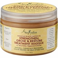 Promo 🔥 SheaMoisture Jamaican Black Castor Oil Strengthen Grow And Restore Treatment Masque 🎉