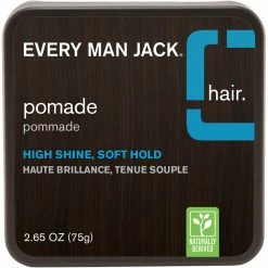 New 😀 Every Man Jack High Shine Soft Hold Pomade 2.6 Oz. ✨