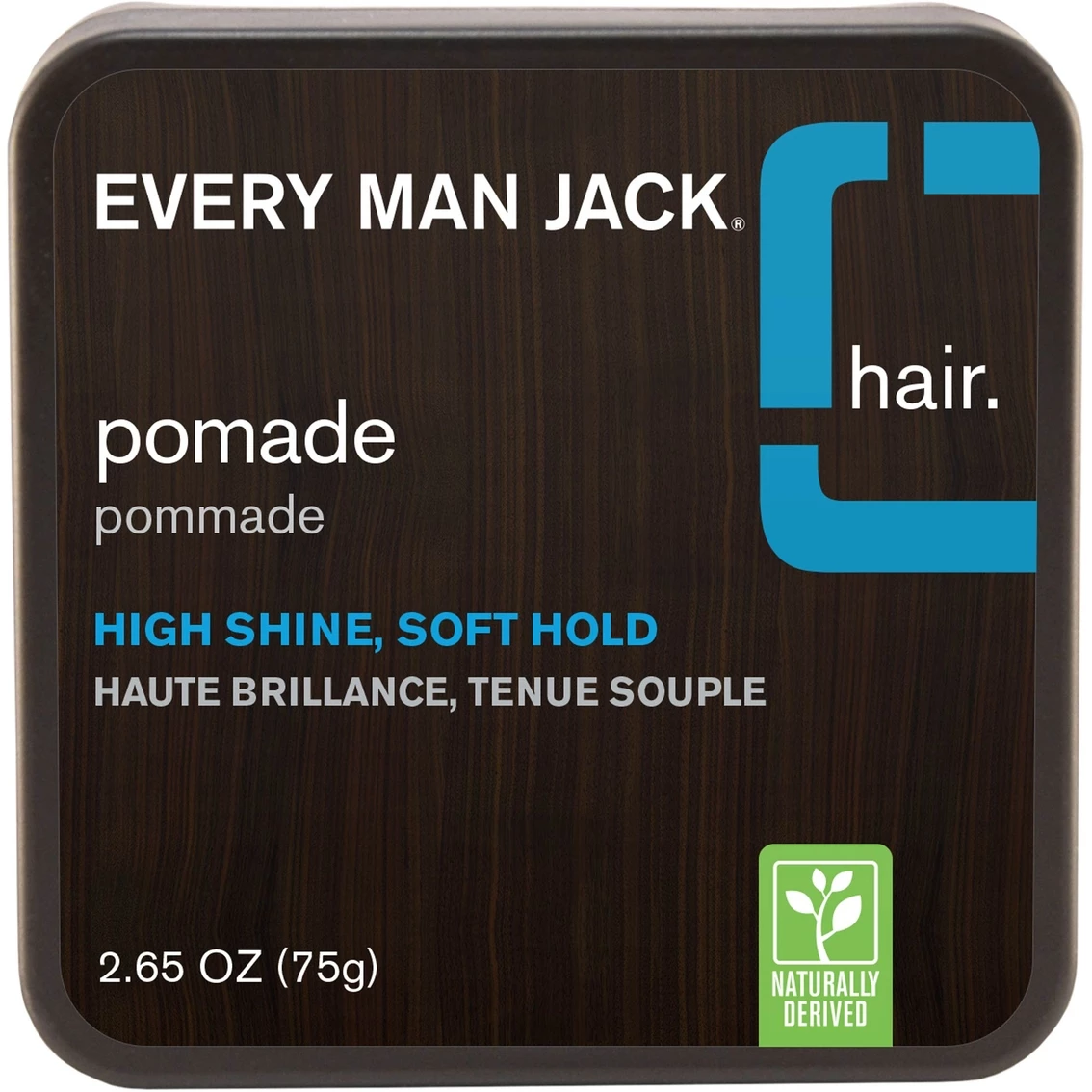 New ๐ Every Man Jack High Shine Soft Hold Pomade 2.6 Oz. โจ